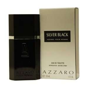  AZZARO SILVER BLACK EDT SPRAY 1 OZ MEN Health & Personal 