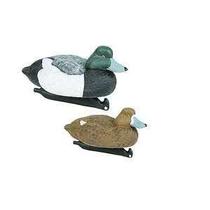 Masters Series Blue Bill Duck Decoy, 12 Pack, Weighted Keel  