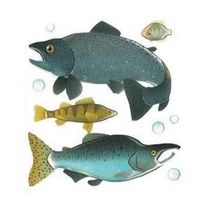  Jolees Boutique Dimensional Stickers   Fish Arts, Crafts 