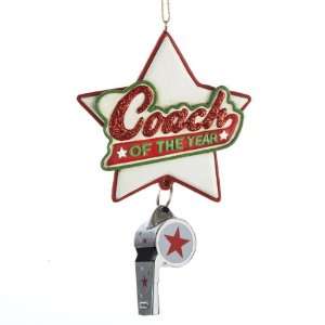 Club pack of 12 Coach of the Year Star With Whistle Christmas 
