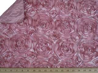 Yards of Rosette Satin Fabric for Newborn Baby Photography.  