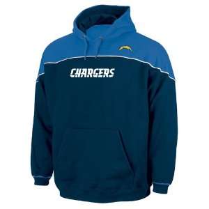  San Diego Chargers NFL Blitz Hooded Fleece Pullover (Navy 