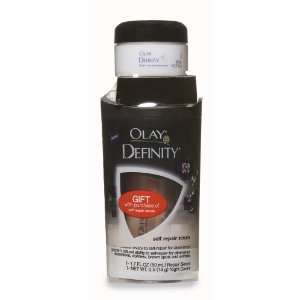 Olay Definity Serum with Free Definity Night Jar Sample (0.5 Ounce), 1 
