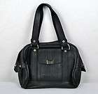 MANGO MNG BLACK All LEATHER PURSE Classic Shoulder Bag Handbag Charm 