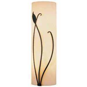Forged Leaf and Stem Wall Sconce w/Faux Alabaster  R081664 Position 