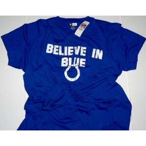  Indianapolis Colts Believe In Blue T Shirt Short Sleeve Shirt Big 