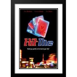  Hit Me 20x26 Framed and Double Matted Movie Poster   Style 