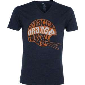  Syracuse Orange adidas College Skewed V Neck T Shirt 