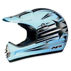  AFX Youth FX 6R Ultra Helmet   Small/Ice Blue Multi 