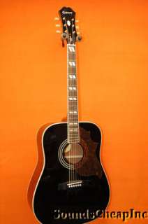 Epiphone L/E Hummingbird Artist Acoustic Guitar BLACK  