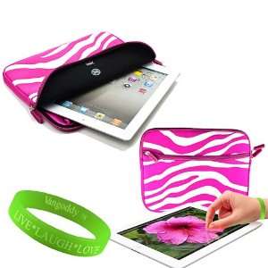  Apple iPad Accessories by VanGoddy Electric Pink Zebra 