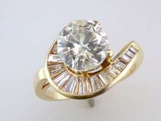   Diamond .75ct 18K Yellow Gold Engagement Wedding Ring Semi Mount