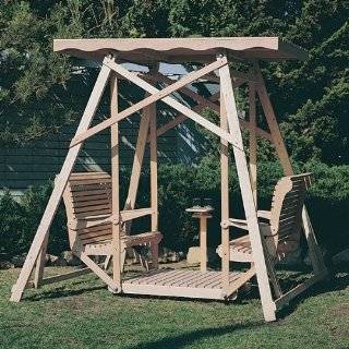    Treated Pine Old Homestead Face to Face Swing Patio, Lawn & Garden