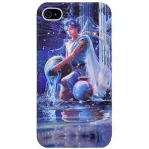   Constellations Luminous Case Cover for iPhone 4 / iPhone 4S (Aquarius