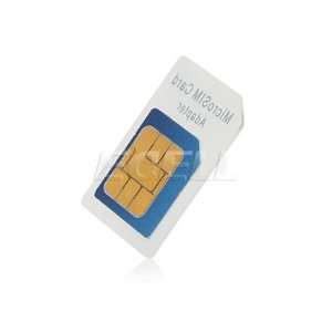     WHITE MICRO SIM CARD TRAY CONVERTER ADAPTER FOR iPAD Electronics