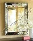 Large VENETIAN Beaded WALL MIRROR Channing Rectangle 40x51 NEW.
