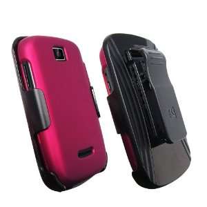   Package for Motorola Theory   Magenta/Black Cell Phones & Accessories
