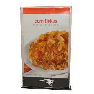New England Patriots 12 oz. Cereal Box Display   Sports Memorabilia 