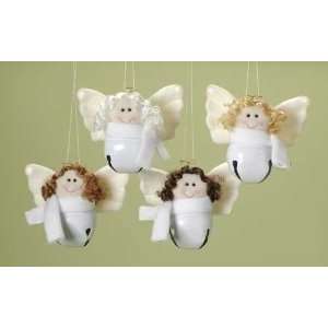 Club Pack of 12 Personalizable Lighted Angel Jingle Bell Christmas 