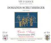 Domaines Schlumberger Cuvee Anne Gewurztraminer (500ML) 1997 