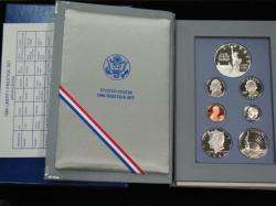 1986 S UNITED STATES STATUE OF LIBERTY PRESTIGE PROOF COIN SET  