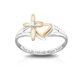 My Daughters Faith And Love Diamond Ring by The Bradford Exchange