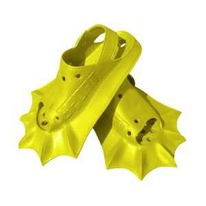  Amphins Webbed Swim Fins Size Large   Yellow Toys & Games