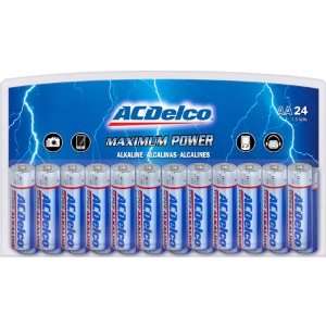  AC Delco AA Maximum Power Alkaline Value Battery   24 Pack 