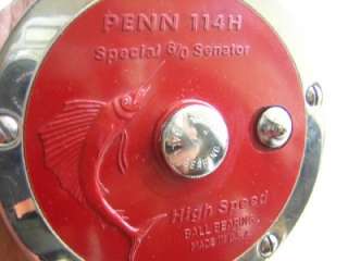 PENN 6/0 Special Senator 114 HLW Aluminum Frame + Wide Spool   Made in 