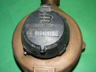 Badger Meter Recordall Cold Water Meter Model 70 1Inch Gallons  