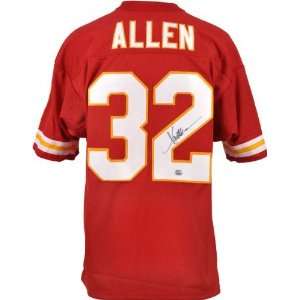   Allen Autographed Jersey  Details Red, Custom 