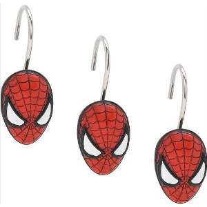  Set of 12 the Amazing Spiderman Shower Curtain Hooks