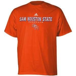  adidas Sam Houston State Bearkats Orange True Basic T 