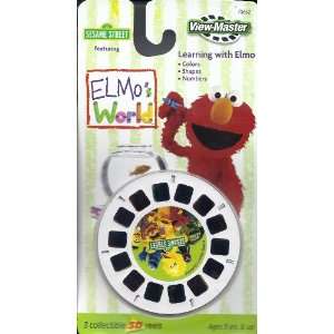   Sesame Street   Elmos World 3d View Master 3 Reel Set Toys & Games