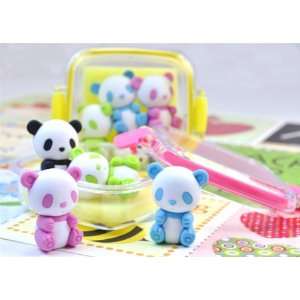  Panda Eraser Set Toys & Games