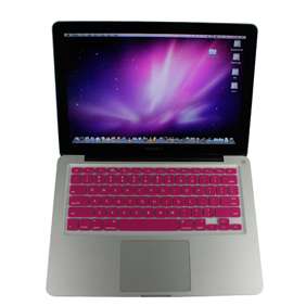   wholesale Pink Silicone Keyboard Skin Cover for Macbook pro 13 15