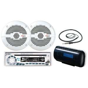  Boss Audio Systems MCK1460W.6 Marine Receiver and Speaker 