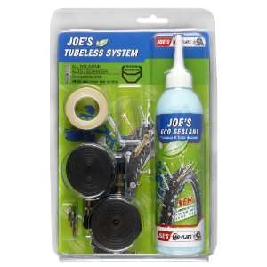  Joes No Flats Eco Kit Tubeless System   19 25mm Schrader 