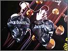 jack daniels old no 7 guitar pick earrings silver plated