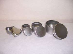 100 Piece Metal Tin Container Wholesale Resale lot  