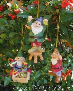   GNOME CHRISTMAS ORNAMENTS Lights Tree Star THEYRE JUST TOOOO CUTE