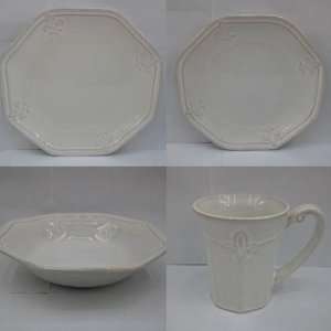 com Ceramic ArtTM  Classical Antique White&flower Lace Edge Ceramic 