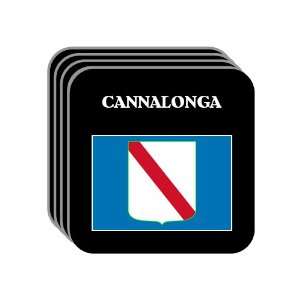 Italy Region, Campania   CANNALONGA Set of 4 Mini Mousepad Coasters