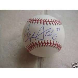 Stephen Strasburg Autographed Baseball   #37 Official Ml   Autographed 