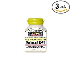  Vitamin B 50 Balanced   60 Tabs (3 Pack)