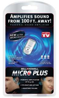   Microplus Personal Sound Amplifier rechargeable no batteries  