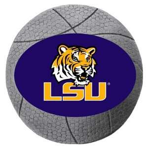 LSU Tigers NCAA Basketball One Inch Pewter Lapel Pin  