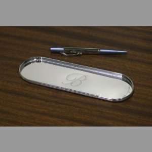  EngravedSterling Pen Tray