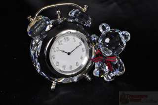 Swarovski Kris Bear With Clock 212687 Rtl $210  