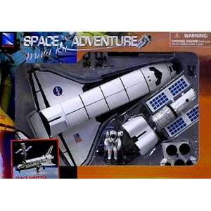  Space Shuttle Pre Painted Snap Kit by New Ray Toys 